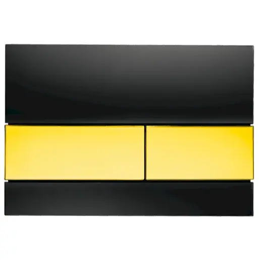 Tece Square ovládacie tlačidlo sklo zlatá 9240808 9.240.808