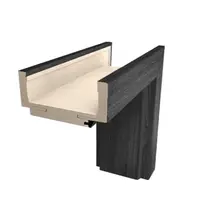 Obložková zárubňa Naturel 60 cm pre hrúbku steny 12-14 cm brest antracit pravá O3JA60P