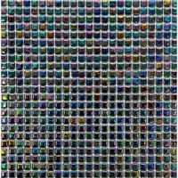 Sklenená mozaika Mosavit Mikros grafito 30x30 cm lesk MIKROSGF