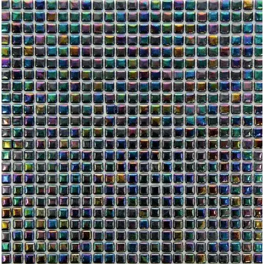 Sklenená mozaika Mosavit Mikros grafito 30x30 cm lesk MIKROSGF