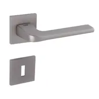 Kľučka Naturel DARA, nikel perla, rozeta na dozický kľúč, DARAHRNP