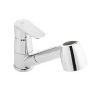 Drezová batéria SAT Project s vyťahovacou sprškou chróm SATBSPRO283