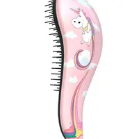 Dtangler Unicorn Pink rozčesávací kartáč 1 ks