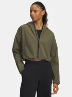 Women's Under Armour Unstoppable Woven Rstop Jacket LS-GRN - Women's