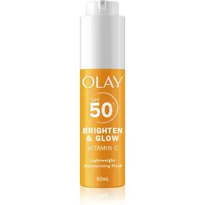Olay Vitamin C Brighten & Glow hydratační fluid s niacinamidem SPF 50+ 50 ml