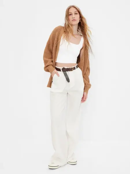 GAP Dámský Kardigan se zapínáním na knoflíky 424746-01 Velikost: L