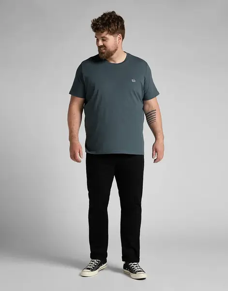 Pánské rifle LEE L452HFAE BROOKLYN STRAIGHT CLEAN BLACK Velikost: 32/34