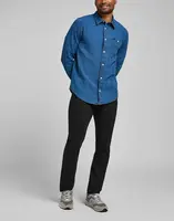 Pánské rifle LEE L72ATNRM SLIM FIT MVP BLACK Velikost: 38/32