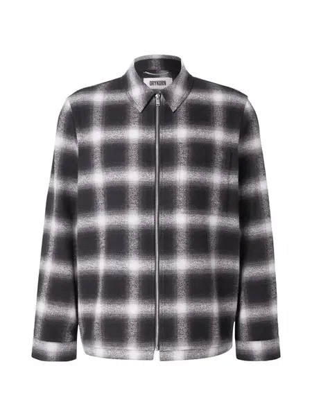 DRYKORN Prechodná bunda 'NIKANO'  čierna / biela