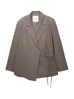 Pull&Bear Blejzer  tmavošedá