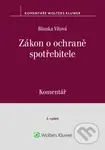 Zákon o ochraně spotřebitele Komentář - Blanka Vítová - kniha z kategorie Právo
