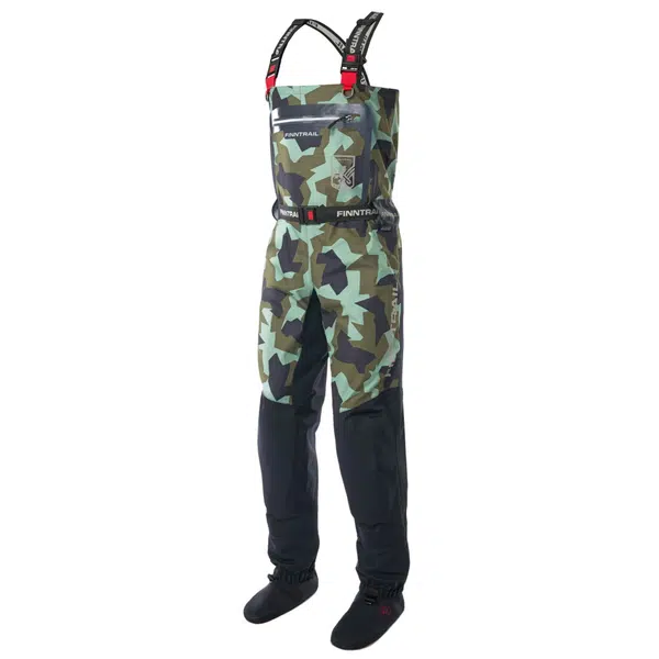 Brodící moto kalhoty Finntrail Speedmaster CamoArmy camo L