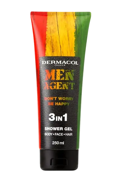 DERMACOL MEN AGENT Sprchový gel Don´t worry be happy 3v1 250 ml