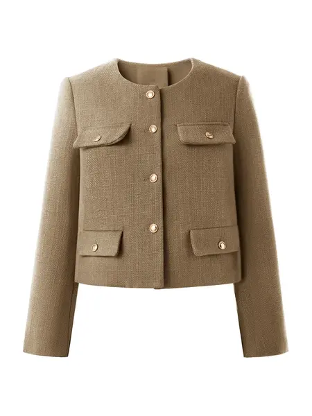 Imily Bela Prechodná bunda  hnedá