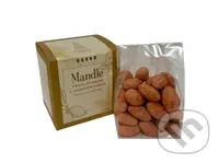 Vianočné dražé - mandle v bielej čokoláde s jahodami