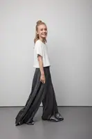 Dětské kalhoty Coccodrillo růžová barva, ELEGANT PARTY GIRL