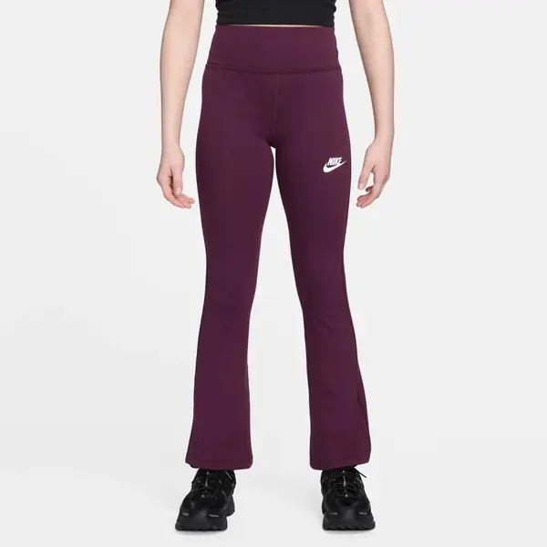 Nike Sportswear Classic Girls High-Waisted Flared Leggings M