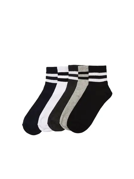 Trendyol Ponožky  antracitová / sivá melírovaná / čierna / biela