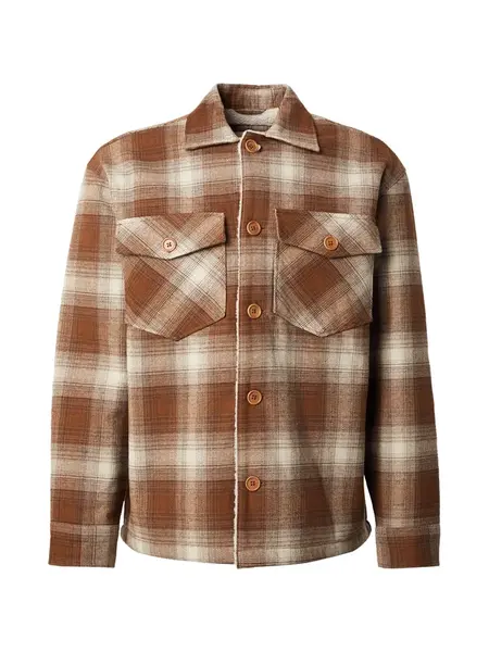 Jack & Jones Premium Prechodná bunda 'JPRBLURAYLE'  tmavošedá / biela