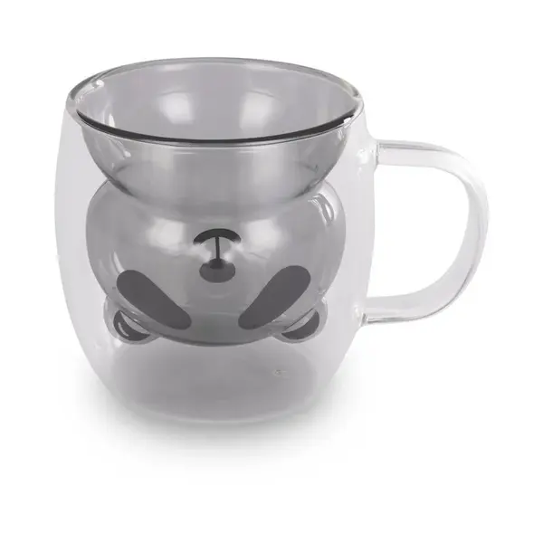LAMART LT9126 Vaso sklenice bear 230 ml 2 ks černé