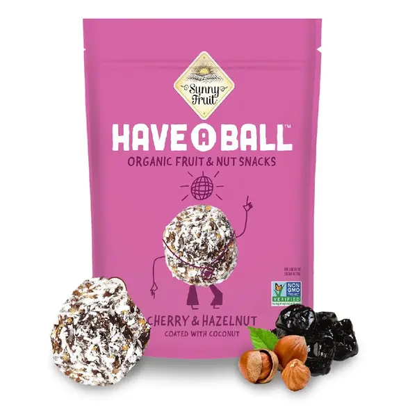 Sunny Fruit BIO Ovocné koule z datlí višní a ořechů s kokosem 126 g