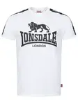LONSDALE Tričko 'Stour'  čierna / biela