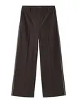 MANGO Plisované nohavice  čokoládová