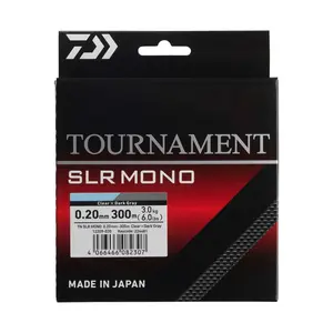 Daiwa vlasec tournament slr mono grey 300 m - 0,20 mm 3 kg