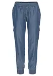 LASCANA Nohavice  modrá denim