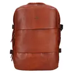 Cestovný kožený batoh Mustang Travel - koňak