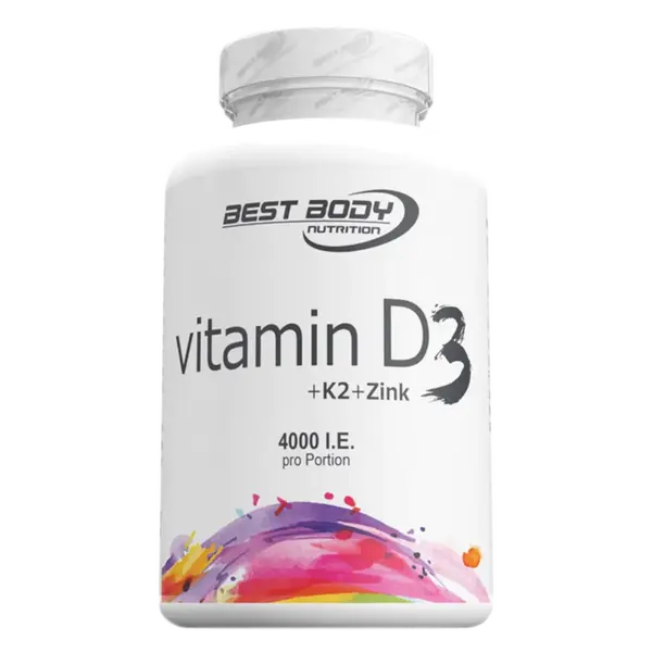 Best Body Vitamin D3 + K2 + zinc - 80 tablet