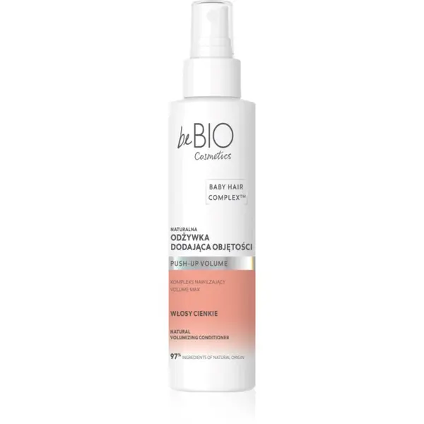beBIO Baby Hair Complex Push-Up Volume kondicionér pre objem vlasov 150 ml