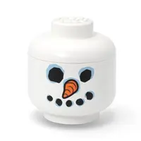 LEGO úložná hlava (velikost L) - sněhulák