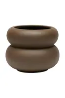 Květináč OYOY Kupla S/23 x 23 x 19 cm hnědá barva
