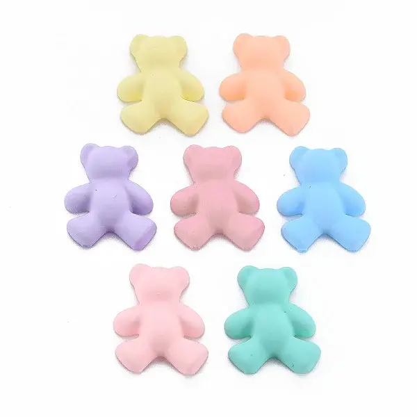 Opaque Spray Painted Acrylic Cabochons