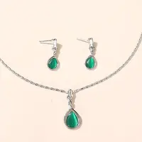 Alloy Cat Eye Jewelry Sets