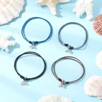 Whale Fishtail Alloy Charm Bracelets