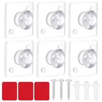 15 Sets Acrylic Diamond Hook Hangers for Jewelry Necklace