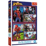 Trefl Puzzle 2x70 Spiderman / Pavoučí příběhy