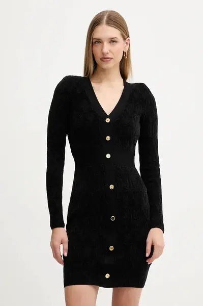 Šaty Marciano by Guess ADELE černá barva, mini, přiléhavé, 5BGK04 5661Z