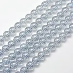 Electroplated Synthetic Quartz Bead Strands