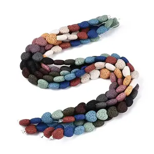 Natural Lava Rock Beads Strands