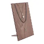 Walnut Wood Necklace Display Stand