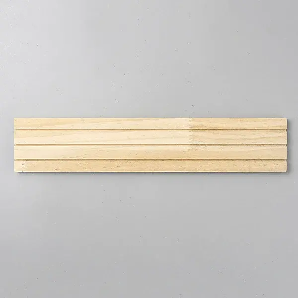 3-Slot Wood Slotted Display Stands for Display Cards