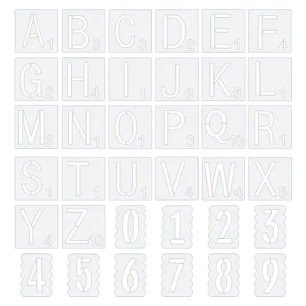 Plastic Drawing Stencil