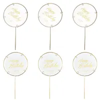 Iron Birthday Cake Decoration