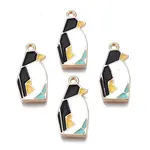 Rack Plating Alloy Enamel Pendants
