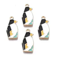 Rack Plating Alloy Enamel Pendants