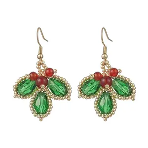 304 Stainless Steel Leaf Dangle Earrings