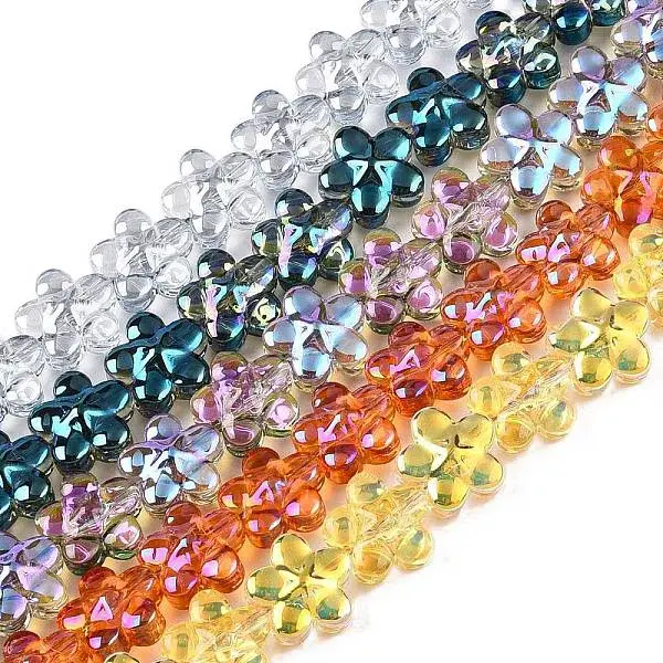 Electroplate Glass Beads Strands